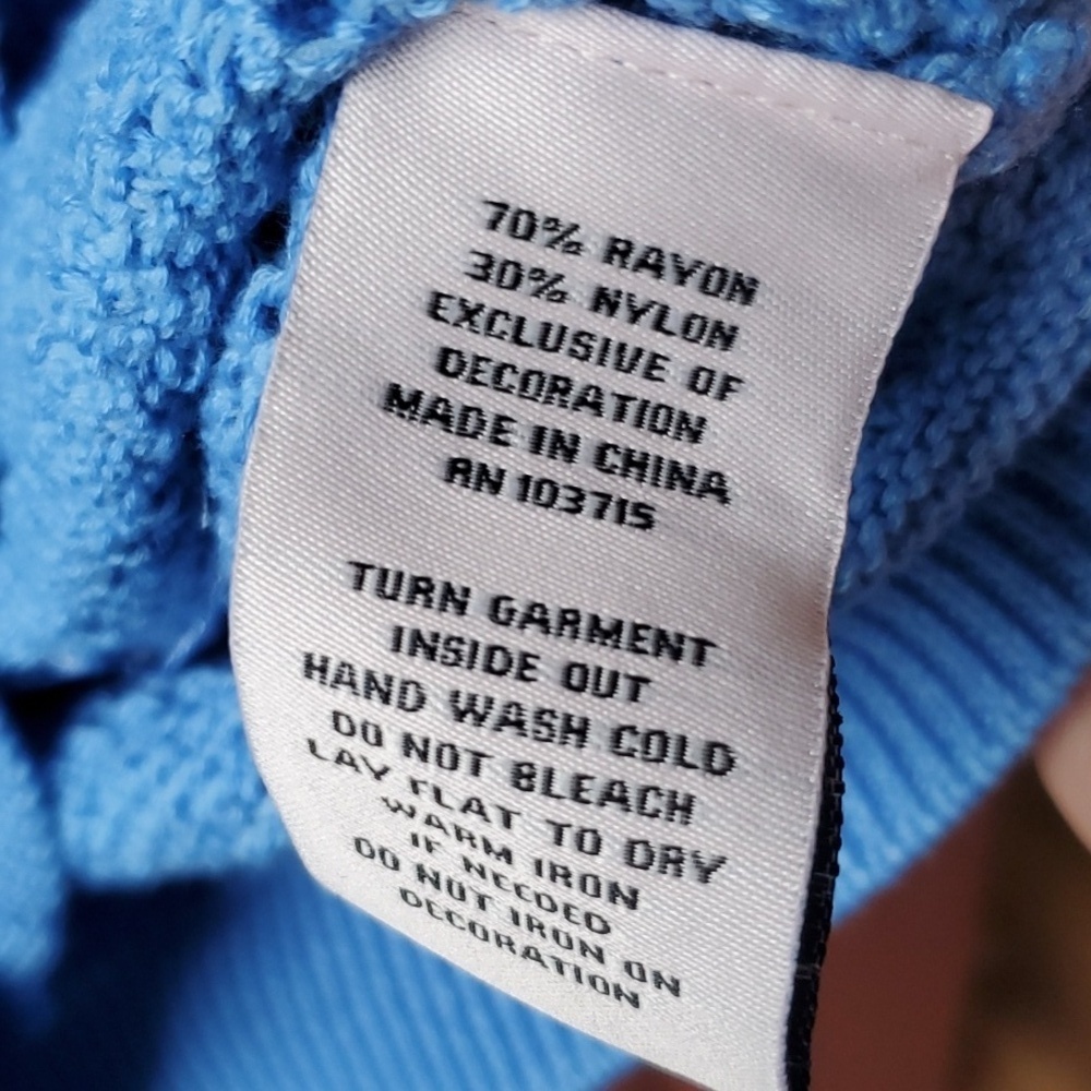 Nanette Lepore Textured Blue Cardigan with Subtle Pink Accents - Picture 7 of 10